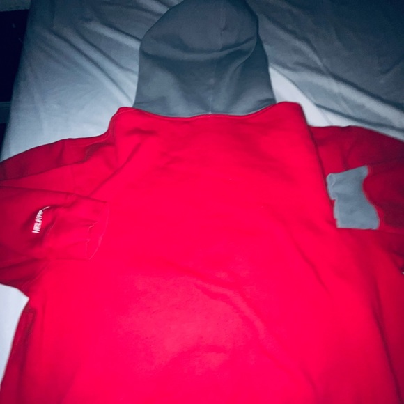 Mens Limited Edition Red Full Send Hoodie - Picture 4 of 4